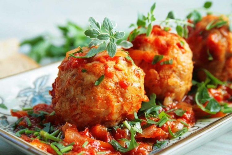 Ежики из фарша с капустой