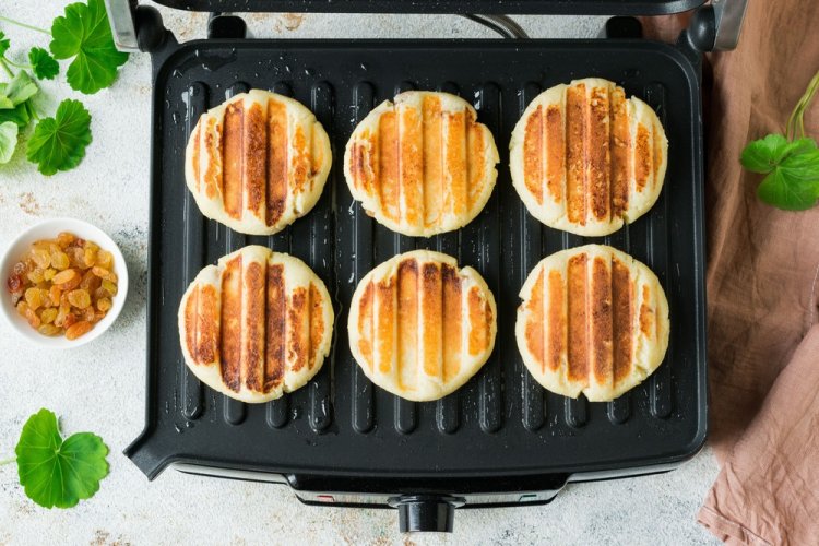 Сырники на сковороде-гриль