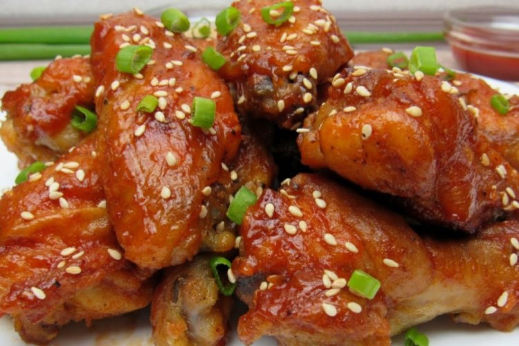 Куриные крылышки в глазури