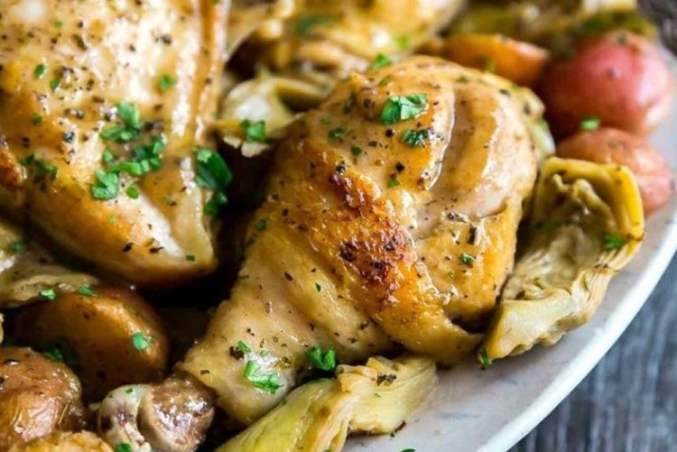 Курица в маринаде из киви