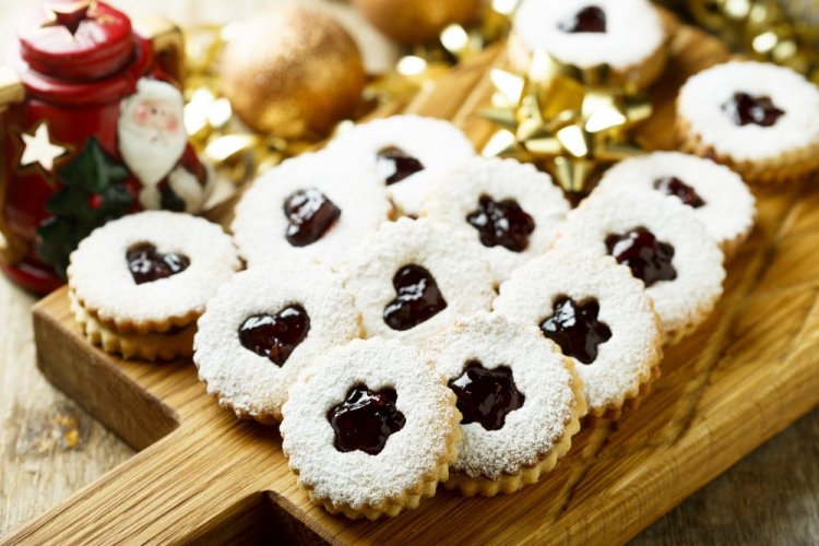 Австрийское печенье на Новый год 2024