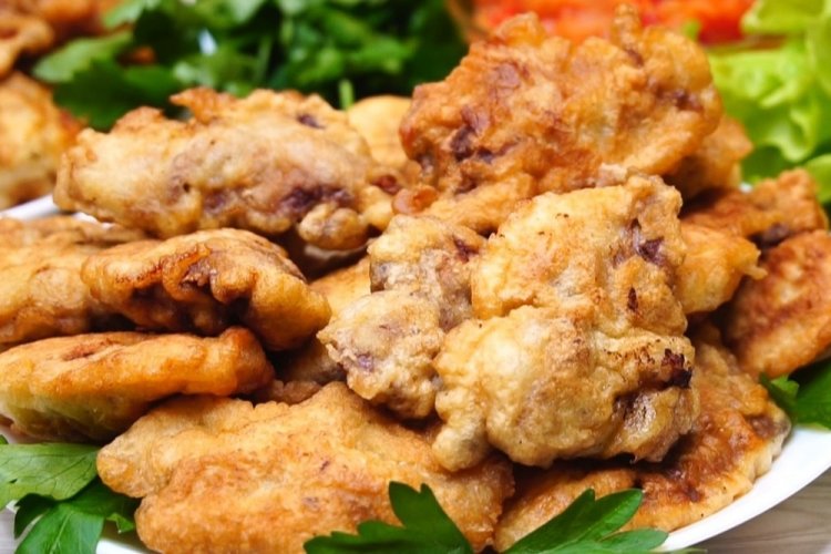 Свинина в кляре на сковороде