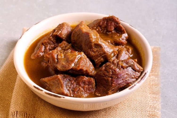 Говядина в пиве на сковороде