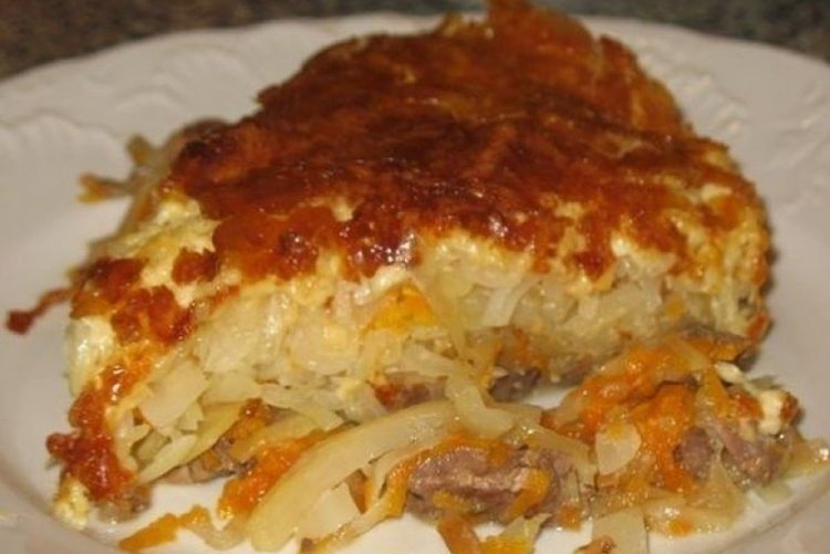 Свинина с капустой в духовке