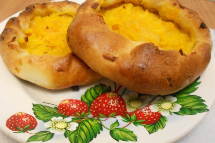 Ватрушки с тыквой