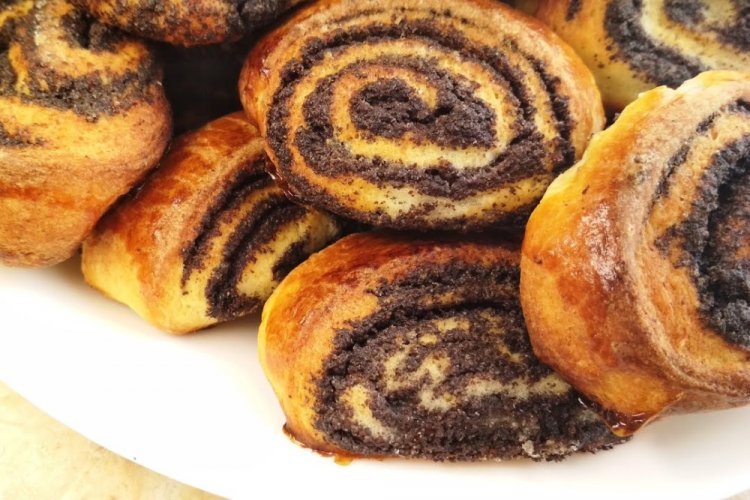 Творожное печенье с маком