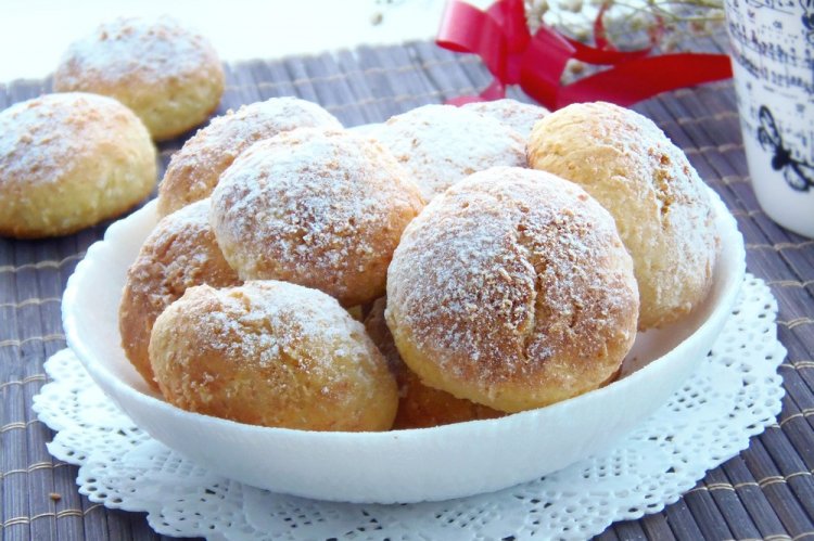 Творожное печенье с кокосовой стружкой