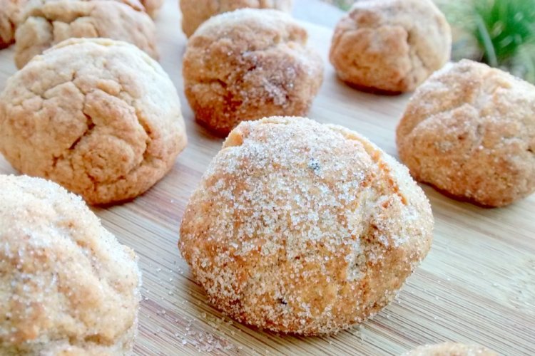 Творожное печенье с яблоками