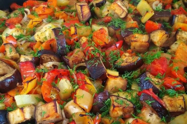 Запеченные овощи в рукаве