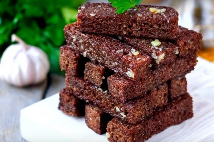 Гренки с чесноком к пиву