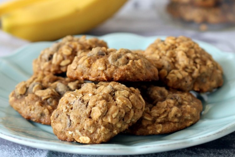Овсяное печенье с бананами