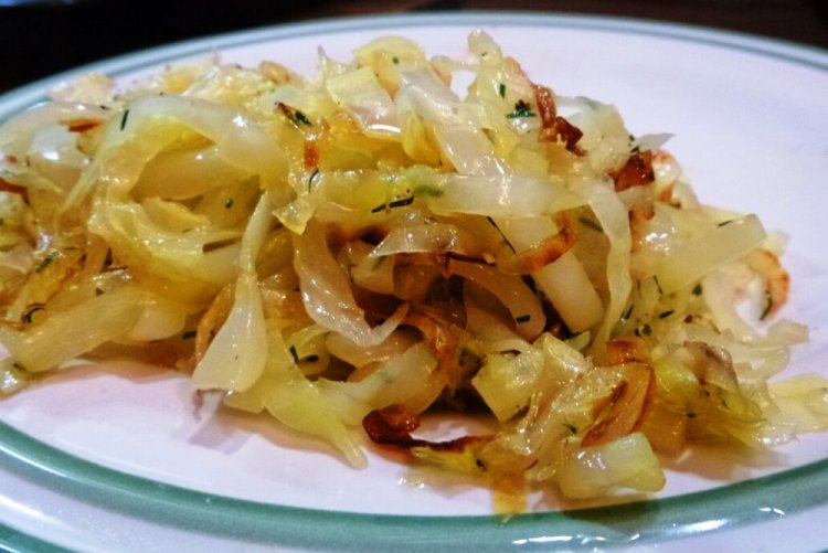 Жареная капуста