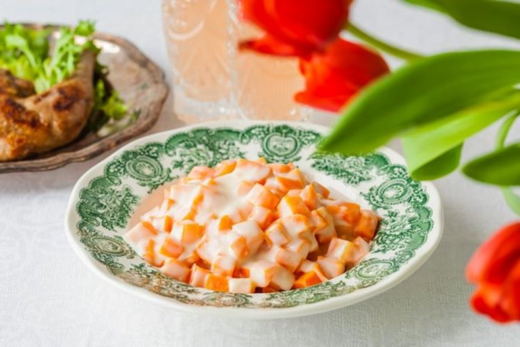 Тушеная морковь в молоке