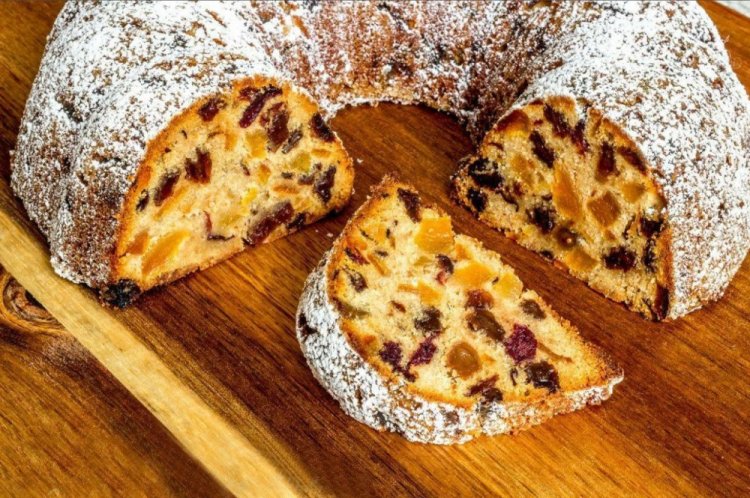 Пряный кекс с сухофруктами