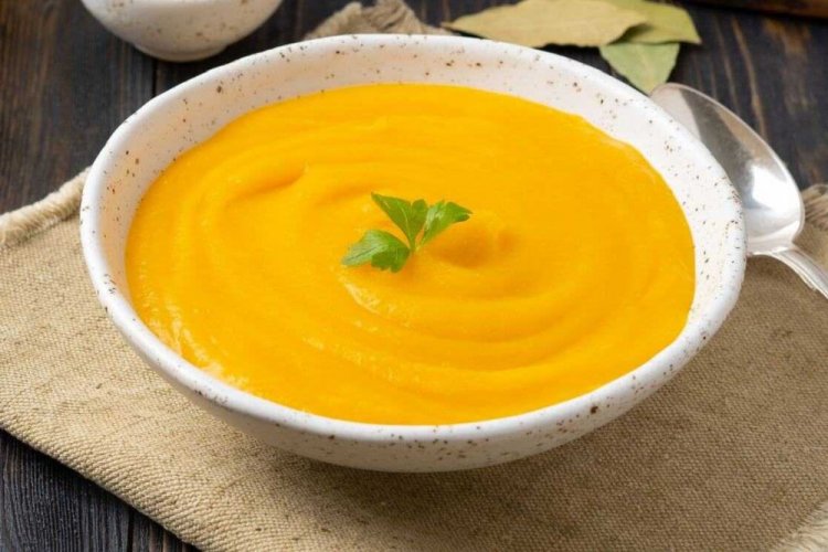 Пюре из тыквы со сливками