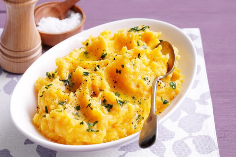 Пюре из тыквы и картошки