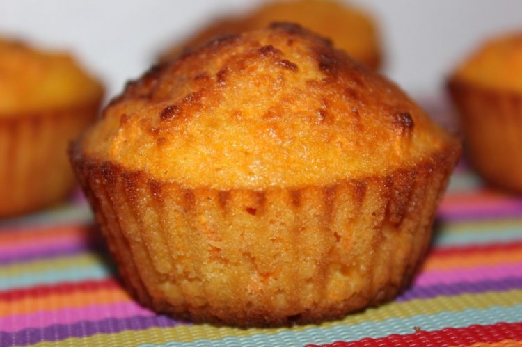 Морковные кексы на рисовой муке