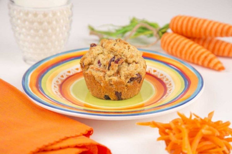 Морковные кексы с имбирем