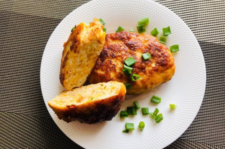 Котлеты из тыквы и курицы