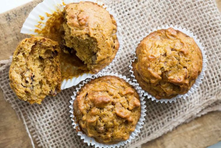 Тыквенные маффины с овсянкой