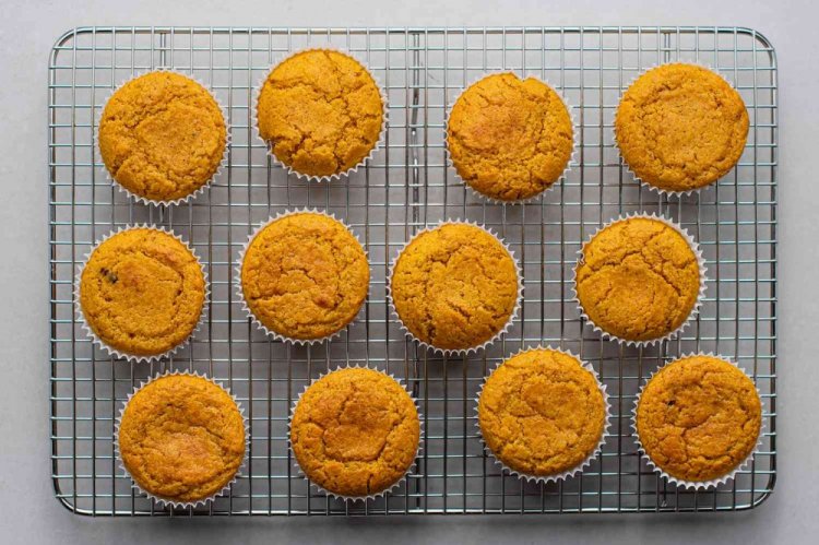 Тыквенные маффины с сыром