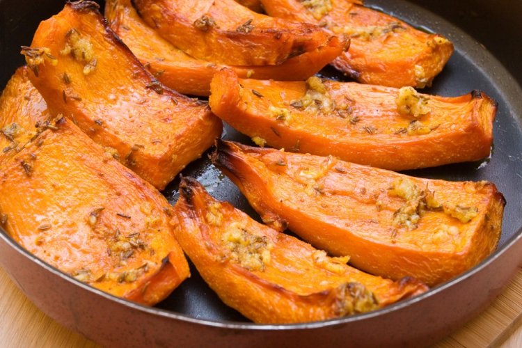 Запеченная тыква в духовке