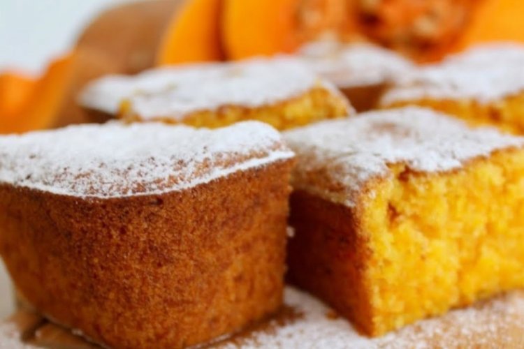 Тыквенный кекс в мультиварке