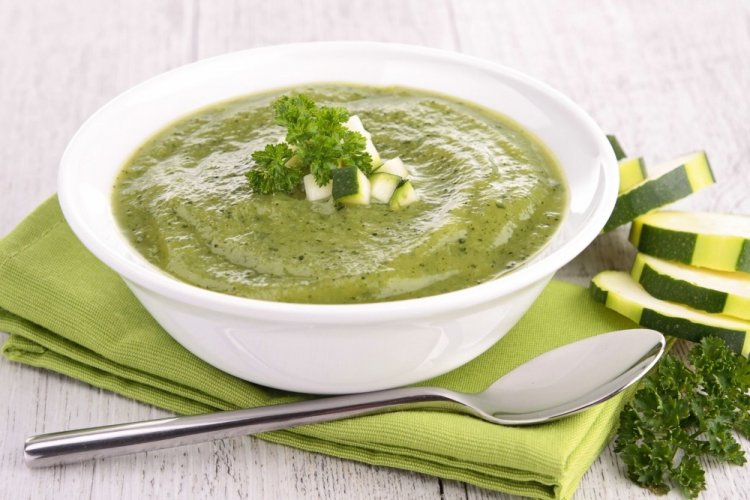 Пюре из кабачков с морковью и луком