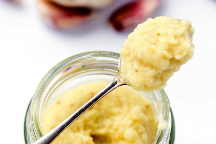 Чесночная паста с лимонной кислотой на зиму