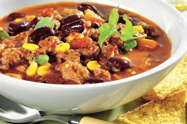 Чили кон карне с соевым фаршем