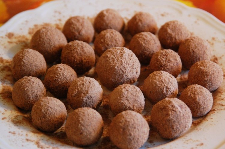 Творожные шарики в какао