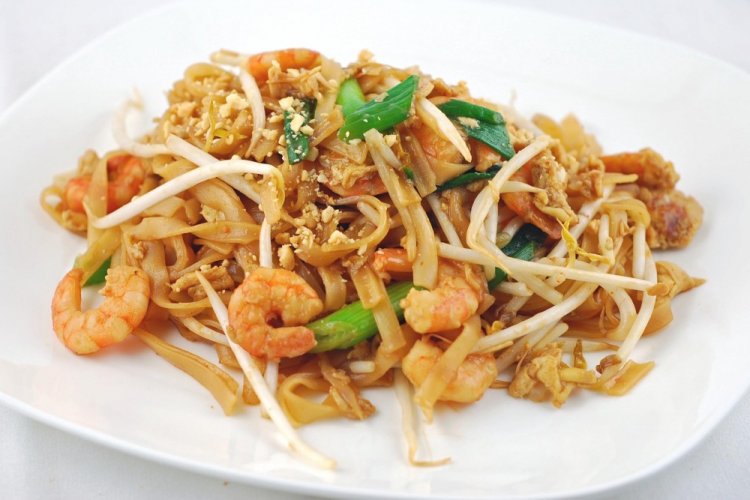 Пад-тай с креветками
