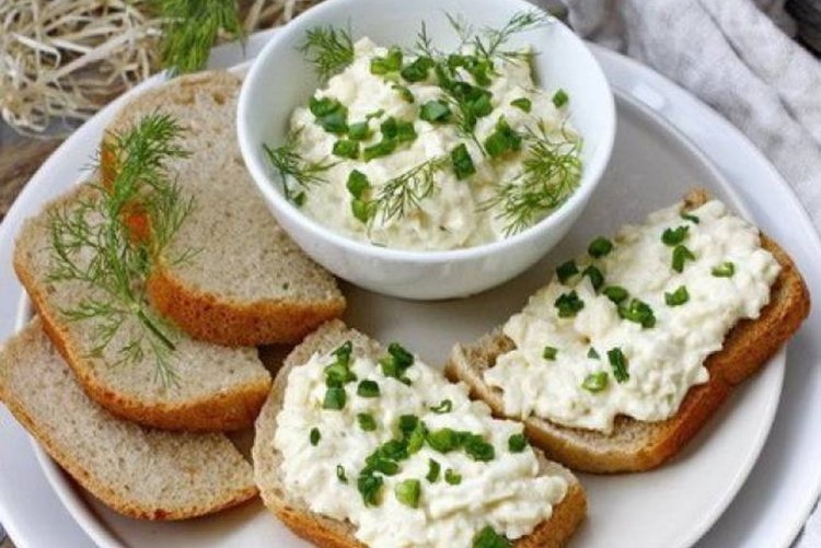 Паштет из яиц с творогом