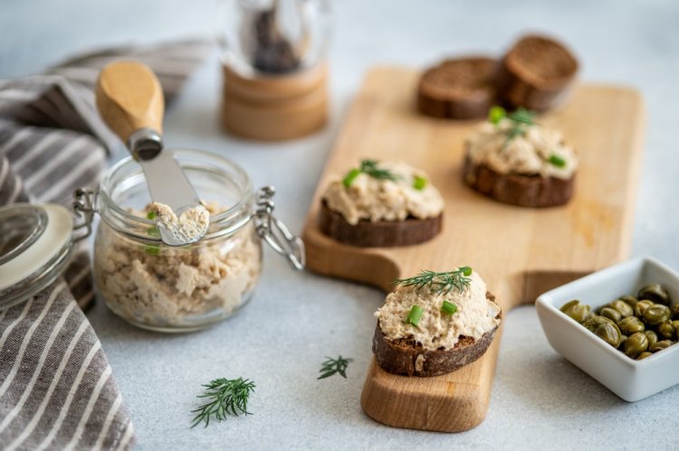 Паштет из селедки с творогом