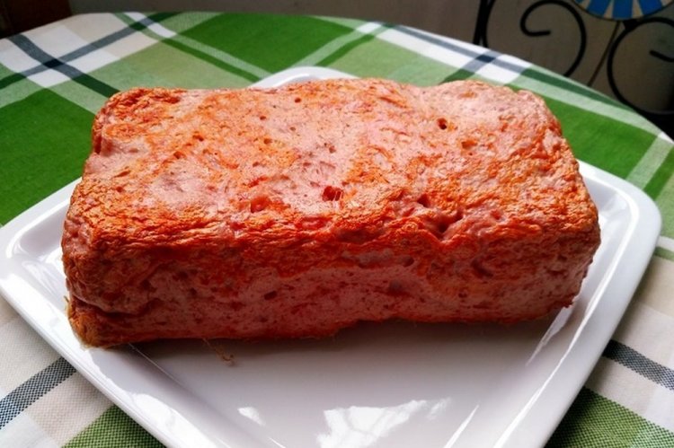 Дрожжевой мясной хлеб