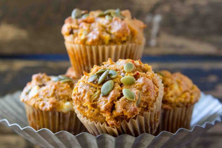 Куриные маффины с тыквой