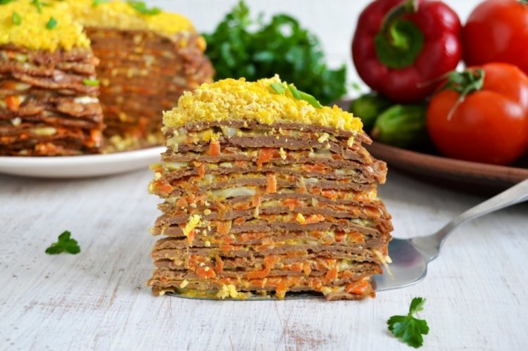 Печеночный торт