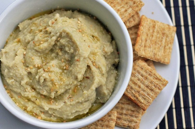 Паштет из фасоли с кунжутом