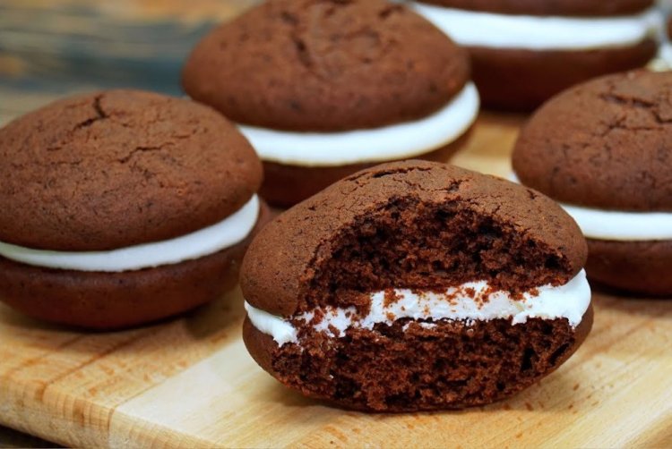 Вупи-пай с сырным кремом