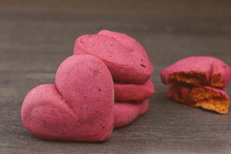 Свекольное печенье