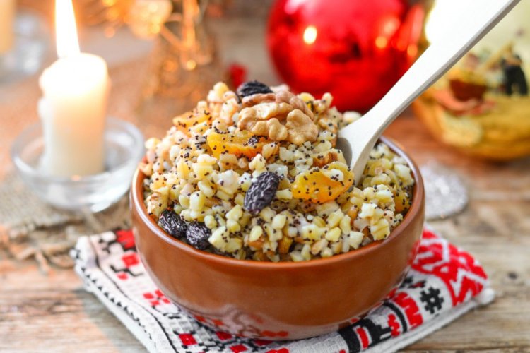 Кутья из булгура с курагой