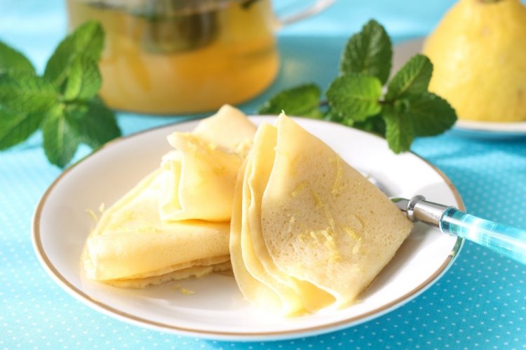 Блины на кислом молоке с рисовой мукой