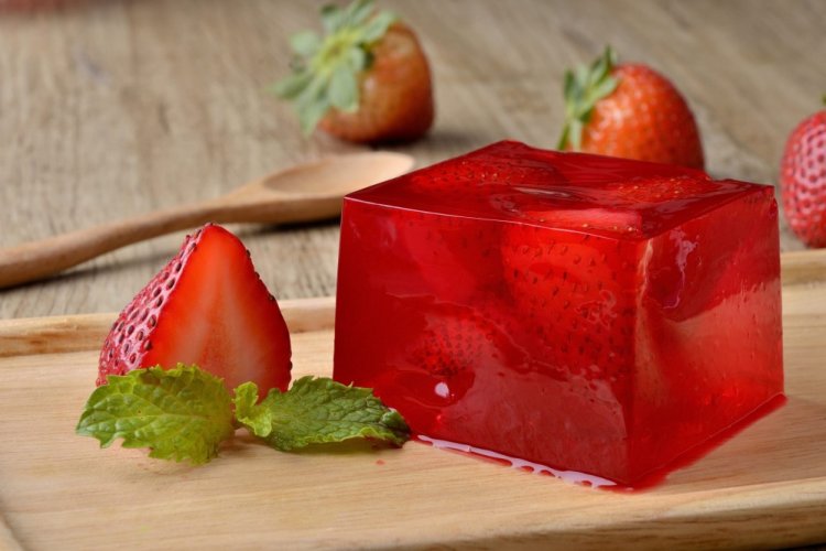 Клубничное желе с агар-агаром