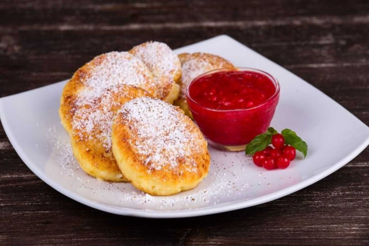 Апельсиновые сырники из рикотты