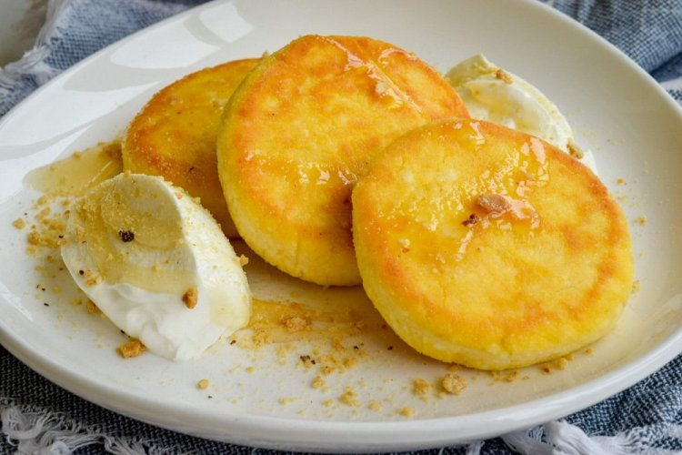 Сырники из рикотты с тыквой