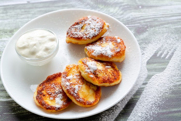 Сырники из рикотты с манкой и мукой