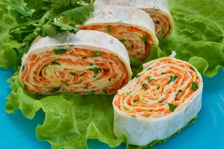 12 рулетов из лаваша с корейской морковью, которые получаются всегда