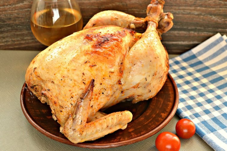Курица целиком в аэрогриле