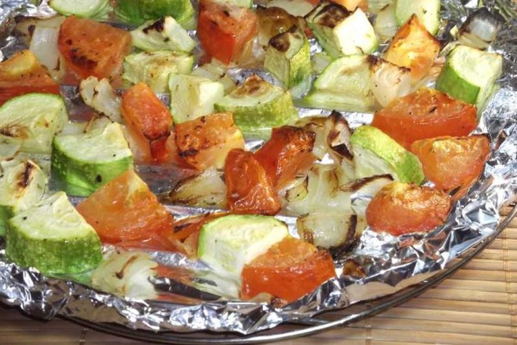 Запеченные овощи в аэрогриле