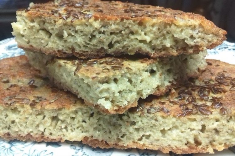 Кето хлеб на сковороде